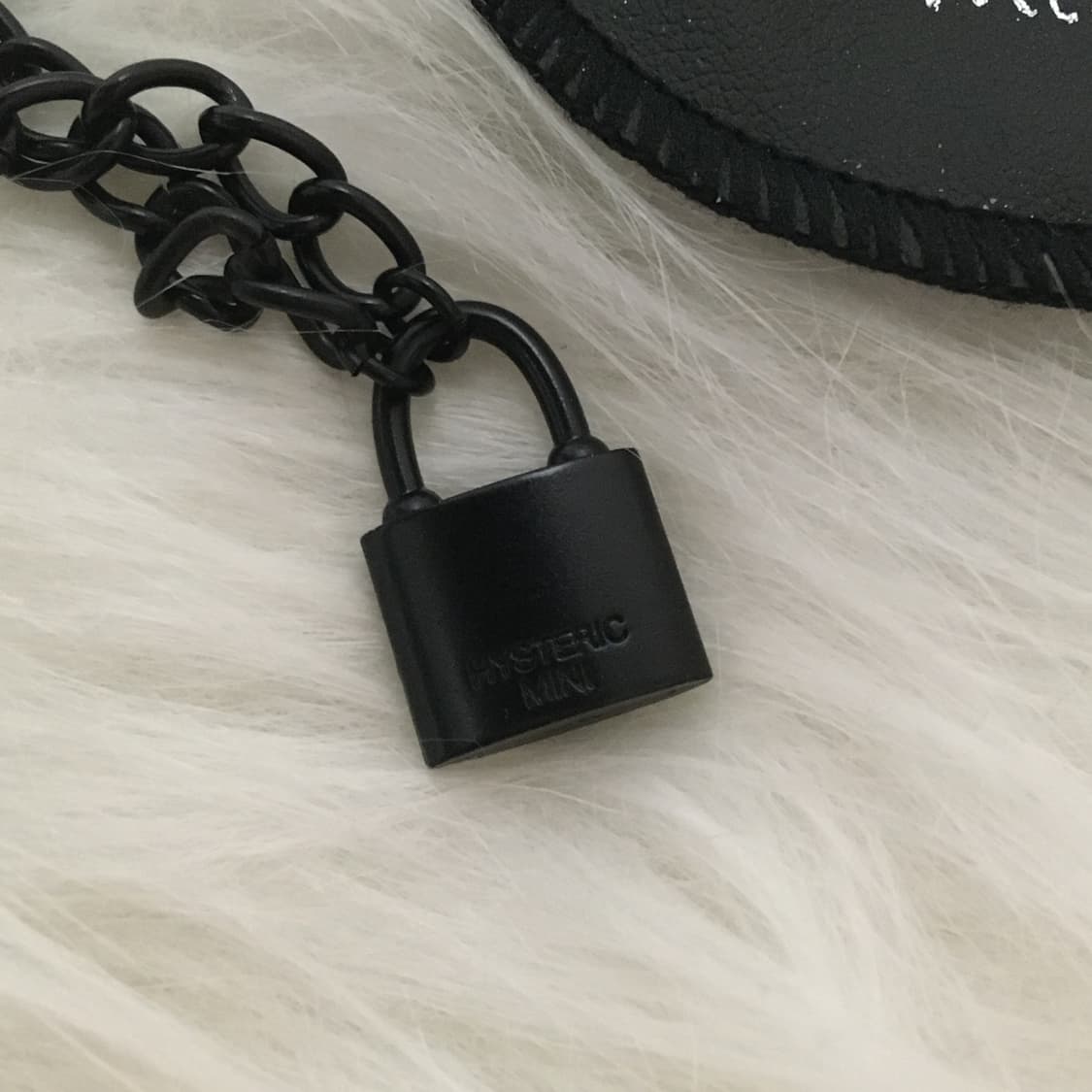 히스테릭글래머 자물쇠 목걸이(Black) 상품이미지4