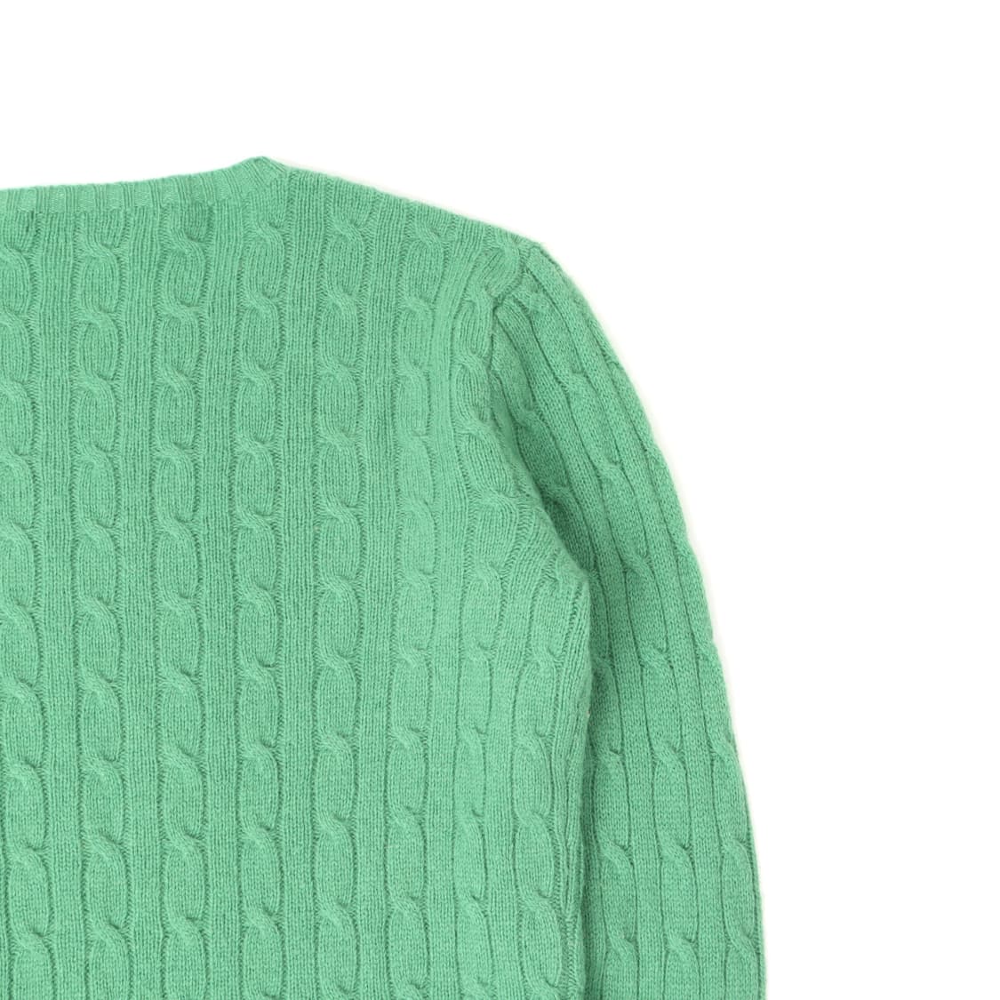 폴로 랄프로렌 그린 램스울 슬림핏 케이블 니트 상품이미지6