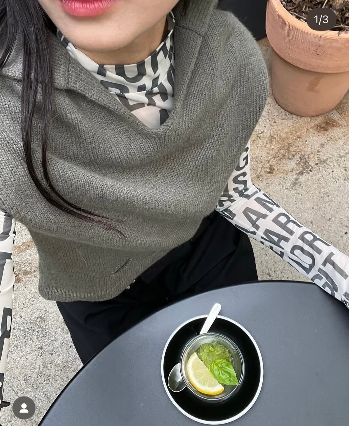 Helmut lang 헬무트랭 시스루탑  상품이미지1