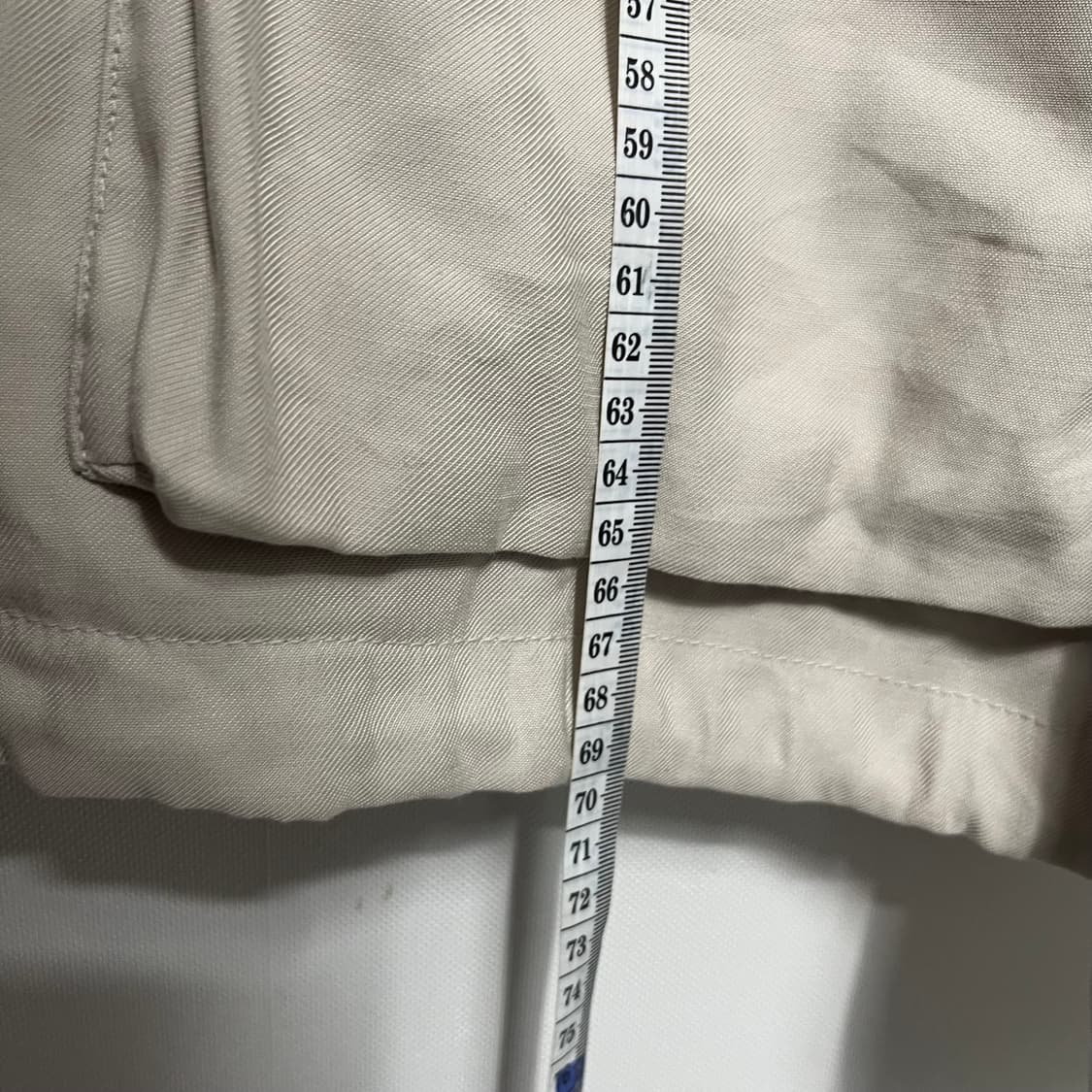 인사일런스 베이지 봄버 자켓 m 상품이미지5