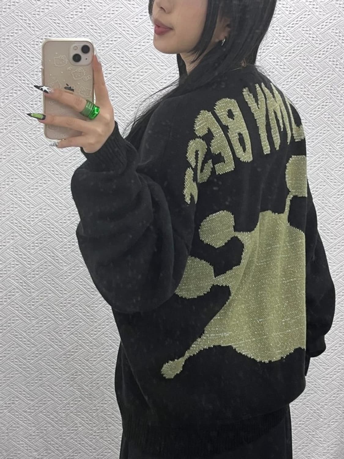 엑스톤즈 셀즈 스트릿 유니크 투웨이 니트 집업 가디건 L C08672 상품이미지1