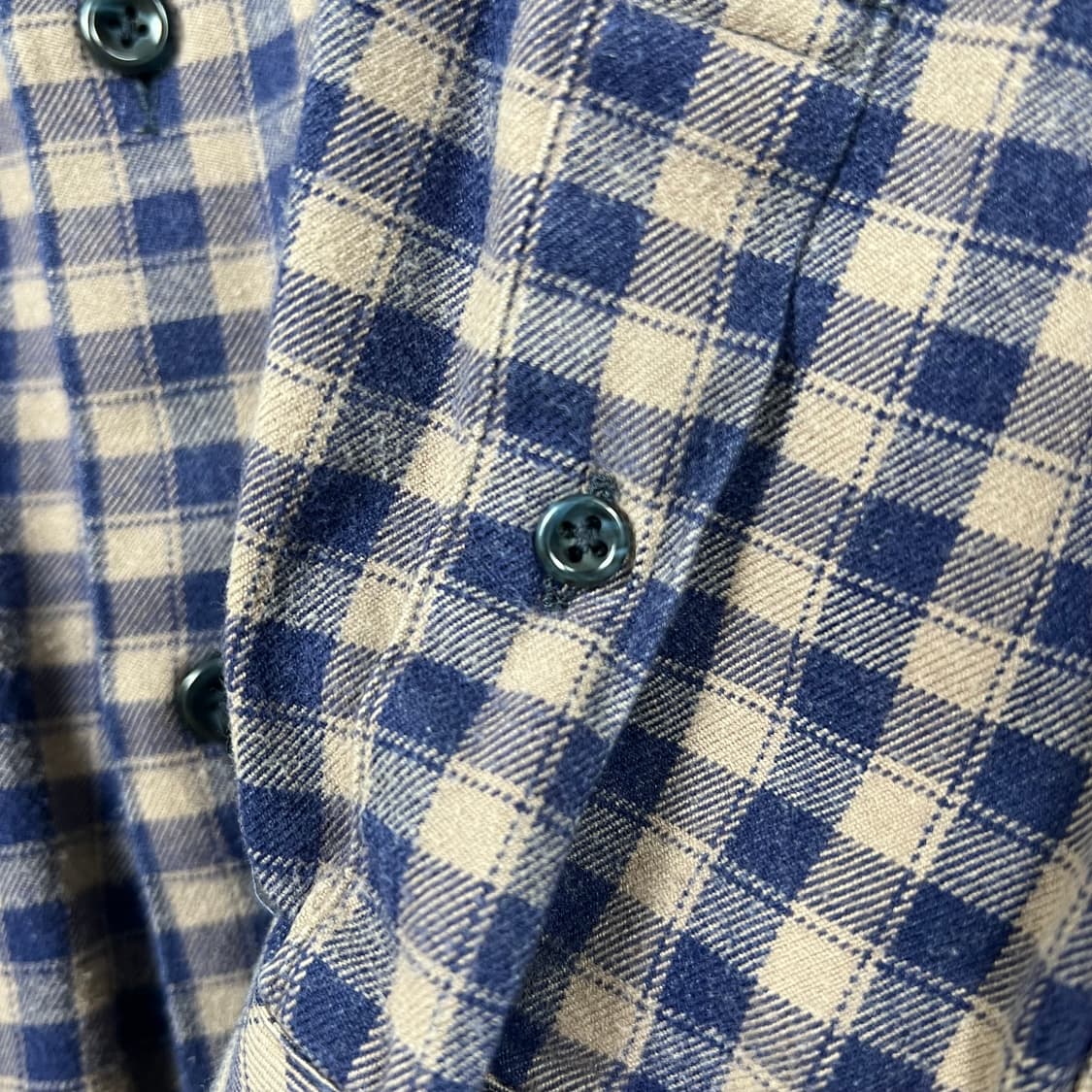 1990s LANVIN 랑방 체크 셔츠 상품이미지3