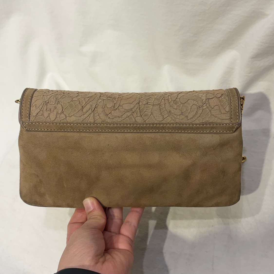 버버리 레이스 패턴 체인 클러치 숄더백 가방 상품이미지5