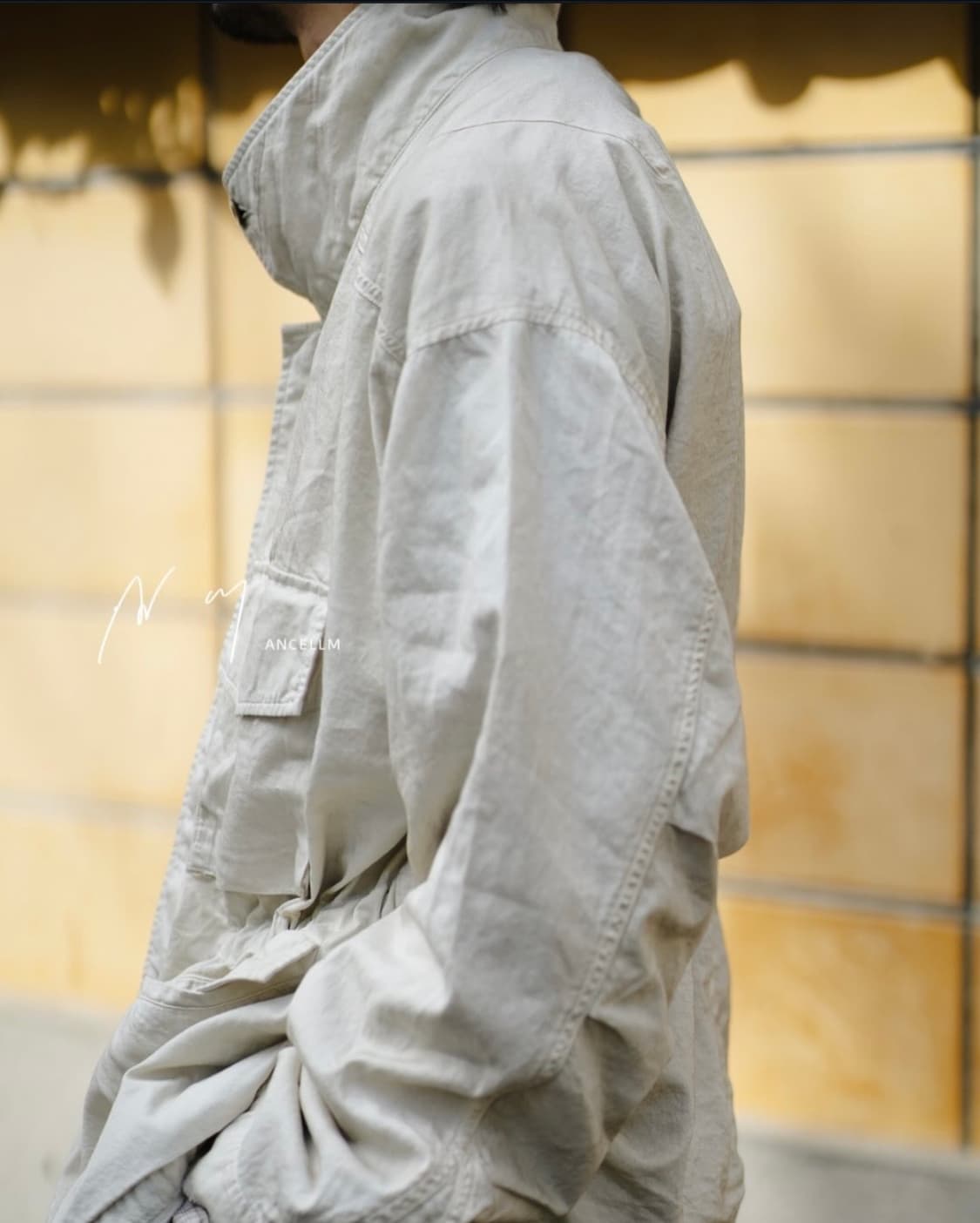 [1] 안셀름 에이징 필드 자켓 화이트 상품이미지5