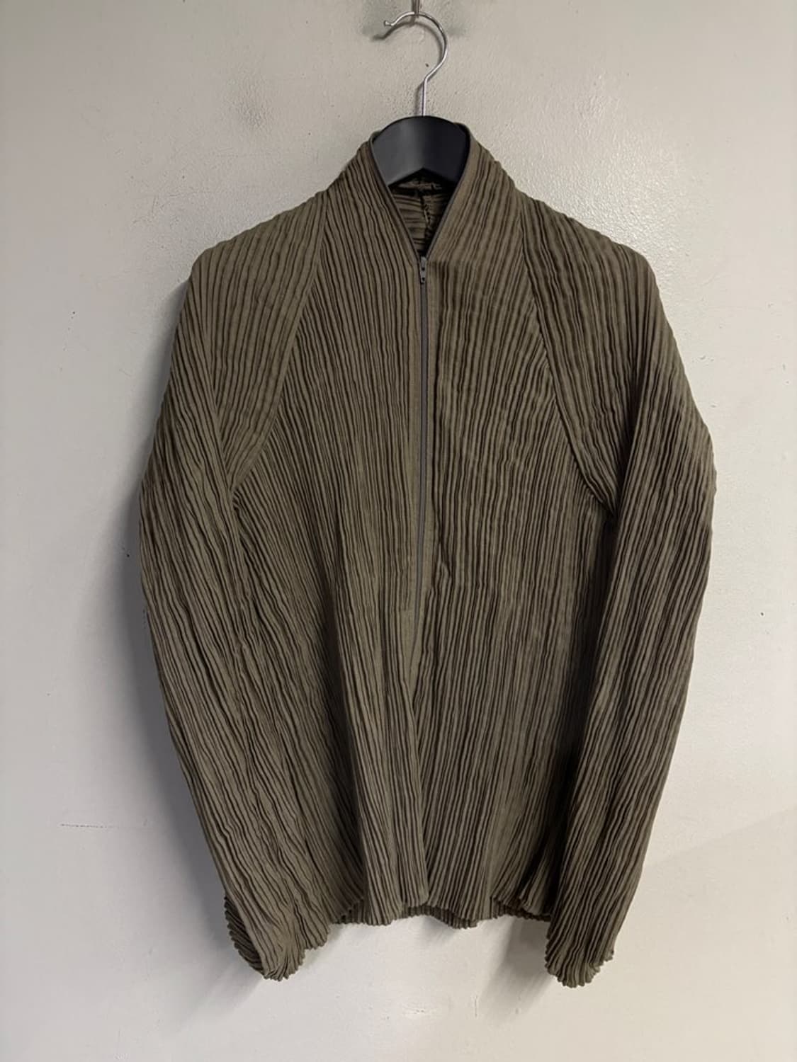 HIROKO BIS Pleated Zip-up Blouse Jacket 상품이미지1