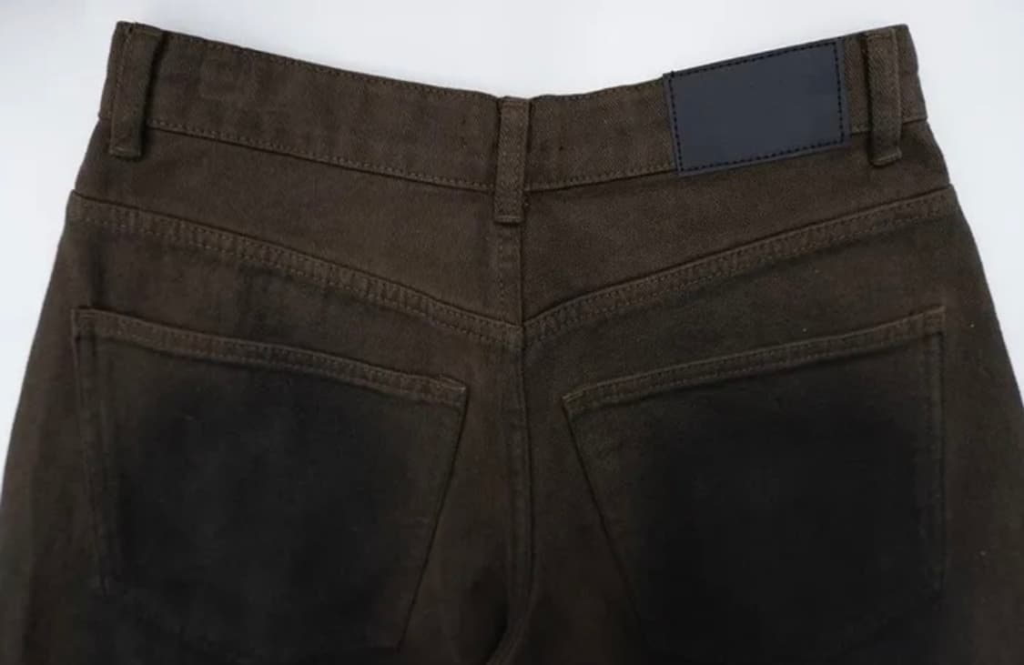 블랙 브라운 워싱팬츠 상품이미지8