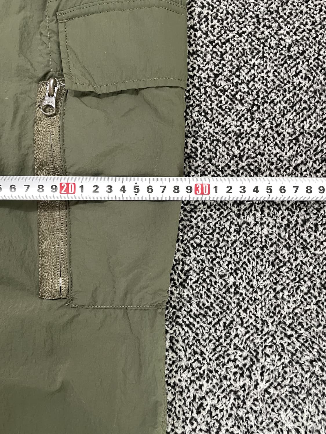 빈티지9. Gramicci 그라미치 나일론 우븐 테이퍼드핏 팬츠 카키 상품이미지4