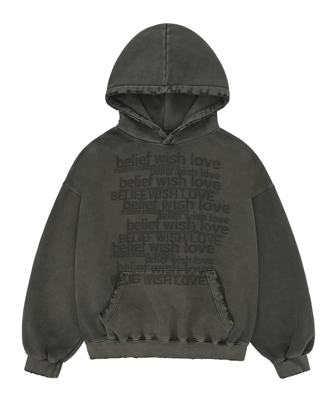 마이딥블루메모리즈(mbdm) 빈티지 후드티 상품이미지1