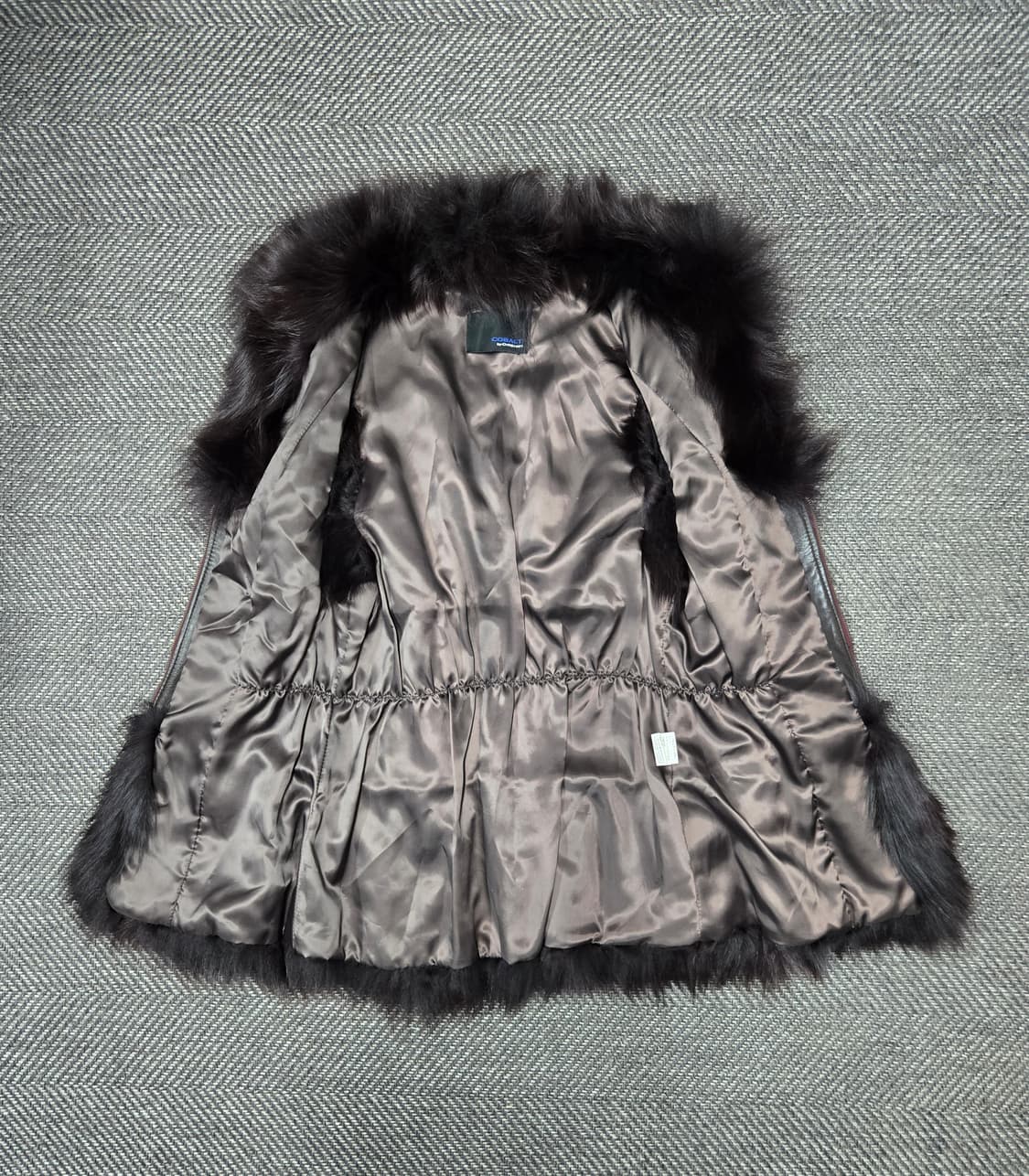 코발트바이크리스한  폭스퍼가죽 베스트 여우털조끼 66-77 상품이미지3