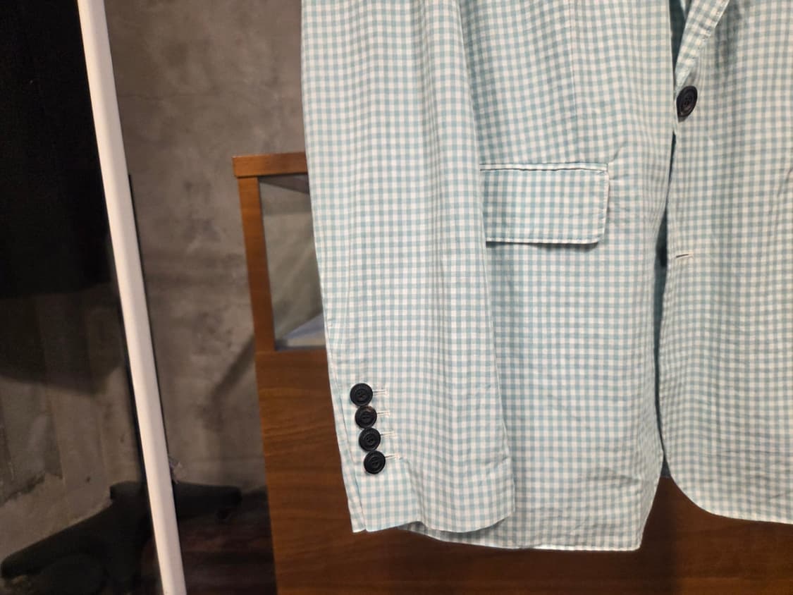 버버리 깅엄패턴 자켓 상품이미지5