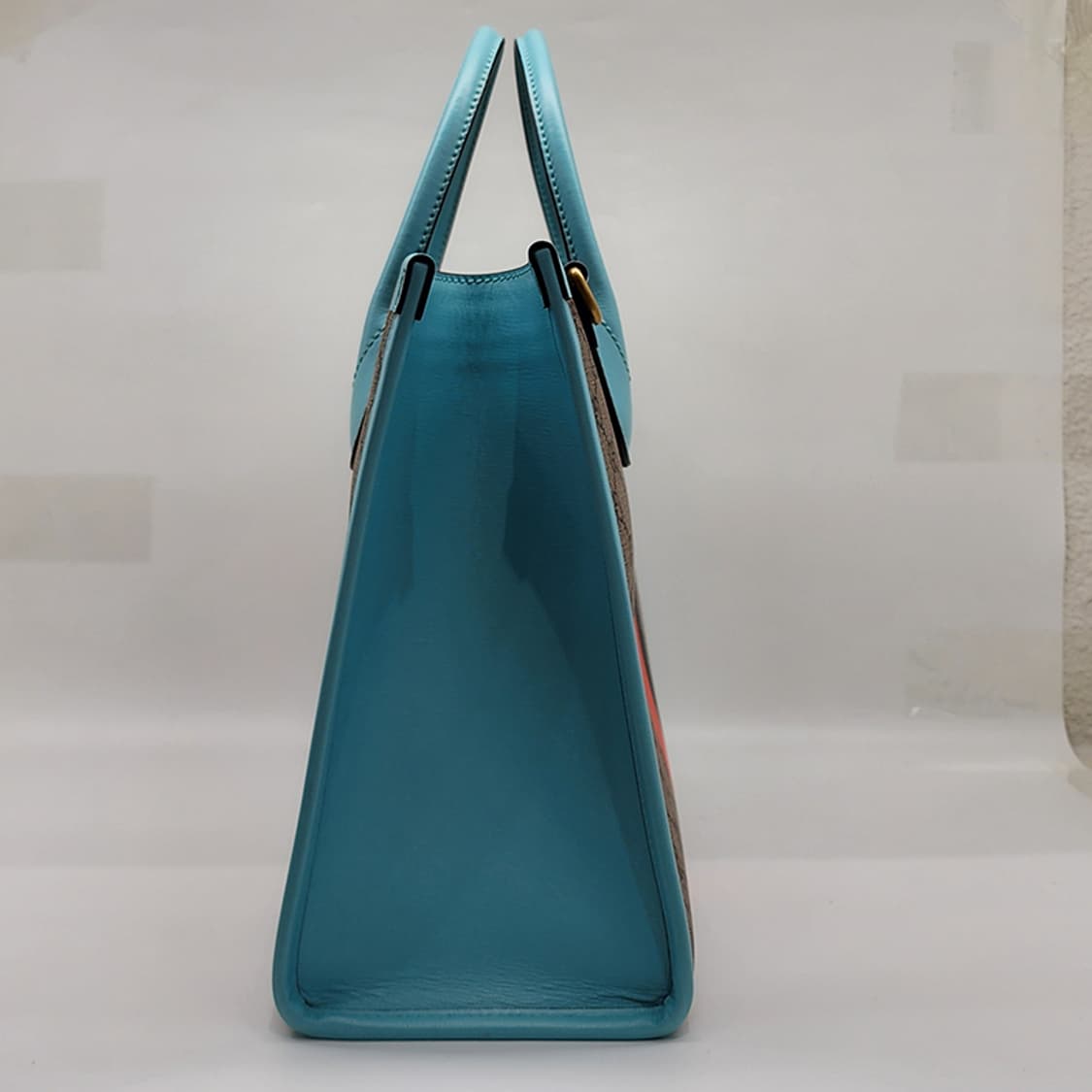 구찌 659983 GG 타이거프린트 스몰 토트백 민트 상품이미지2