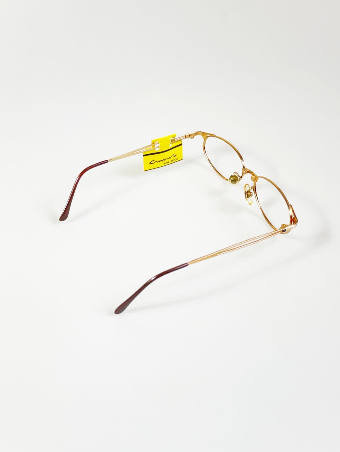CANADIAN 골드 슬림 오벌 메탈 프레임 빈티지 안경 상품이미지5
