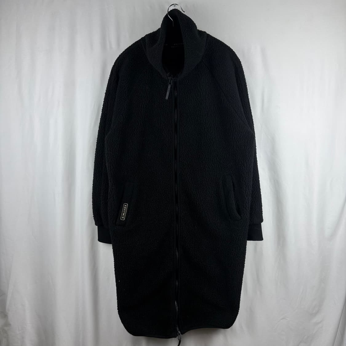 F) 젝시믹스 양털 셰르파 롱 자켓 블랙 상품이미지2