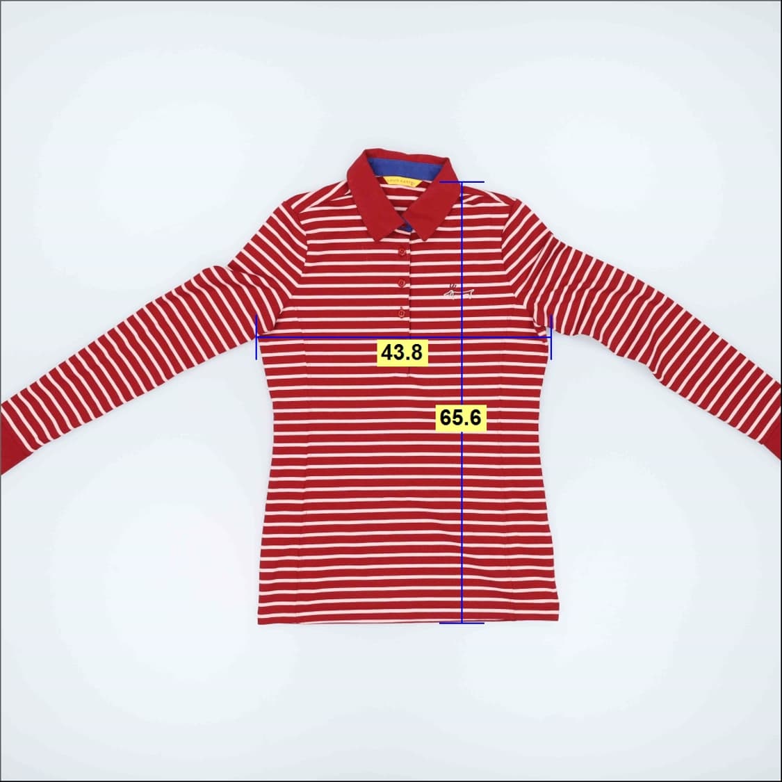 90 루이까스텔 여성 스트라이프 긴팔티 0324H1 상품이미지5