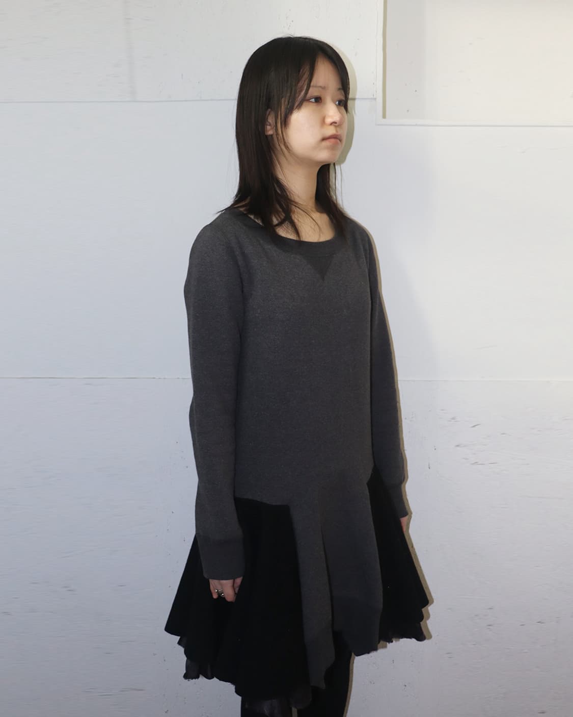 사카이 울 믹스 원피스 상품이미지2