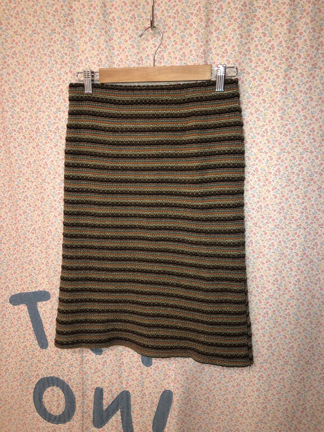 pattern knit skirt 상품이미지1