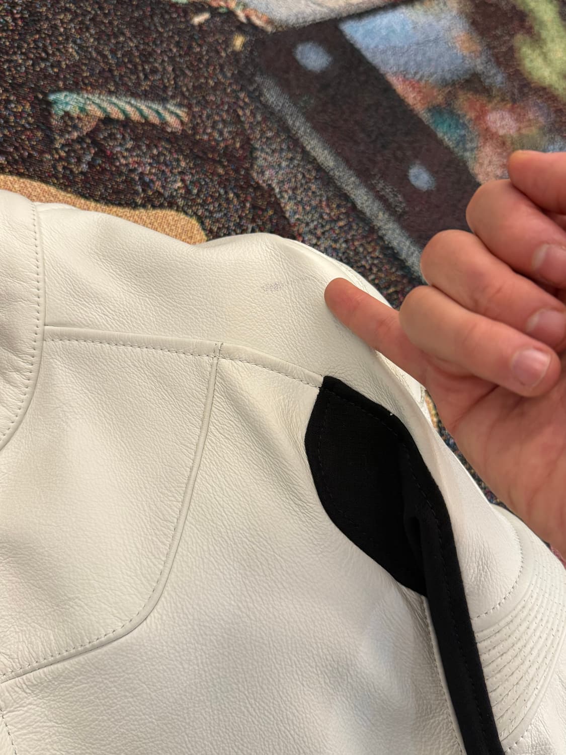 Alyx 알릭스 화이트/블랙 모토 레이싱 자켓 상품이미지7