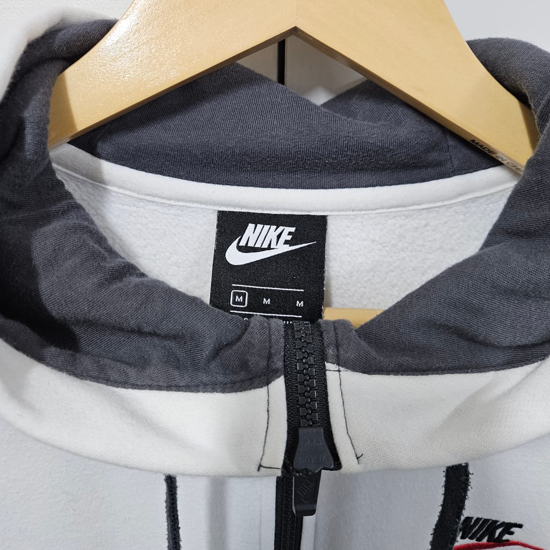 M 나이키 오레오 아노락 반집업 기모 후드티 상품이미지5