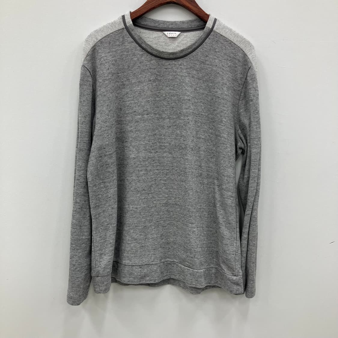 랑방 그레이 코튼 롱슬리브 105 상품이미지1