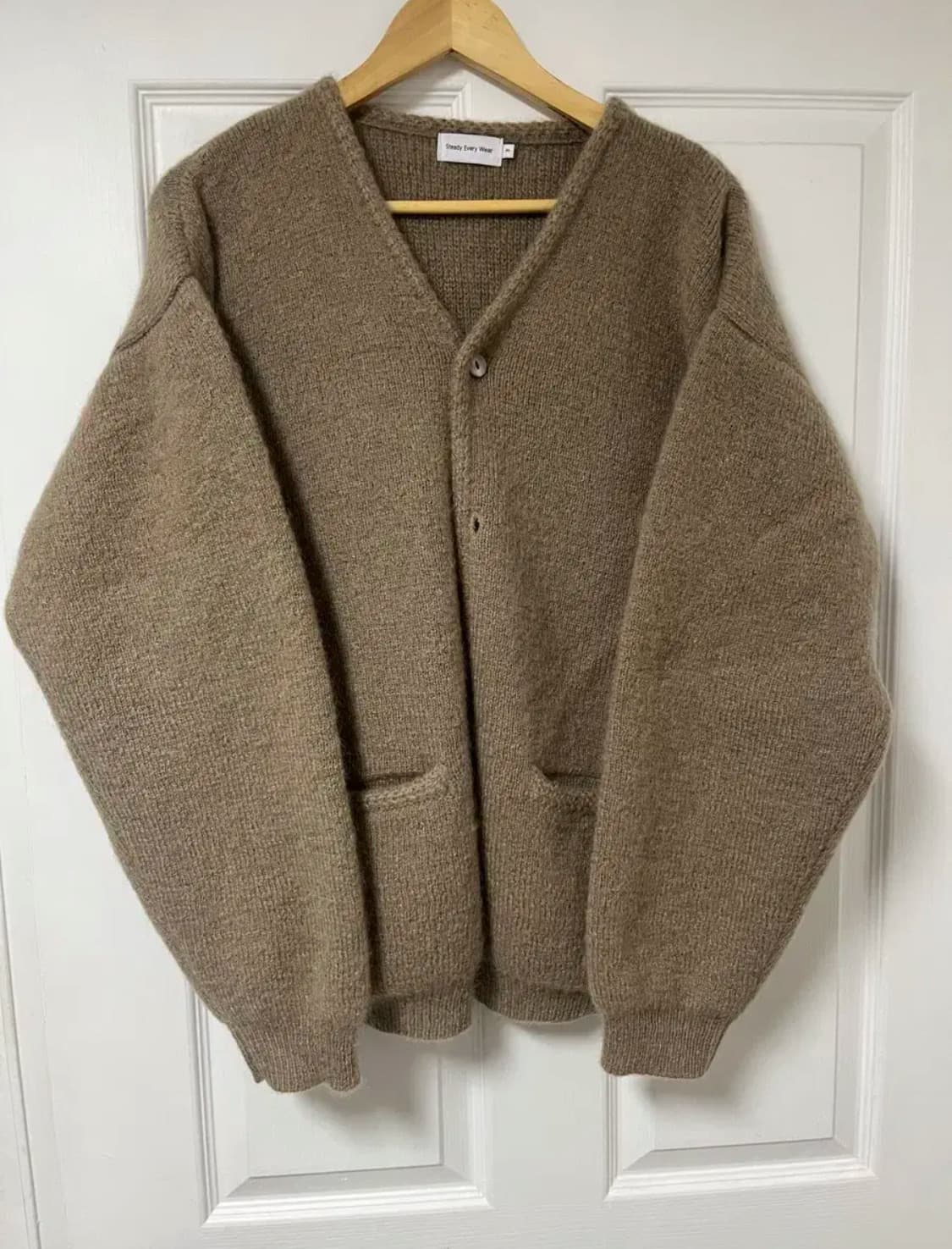 [3] 스테디에브리웨어 SEW / 모헤어 가디건 / 베이지브라운 상품이미지2