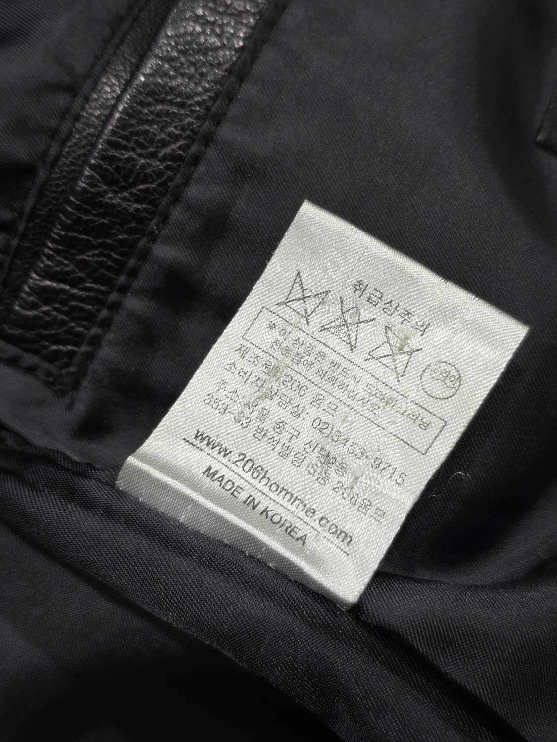 206 옴므 리얼 고트 레더 자켓 (48) 상품이미지7