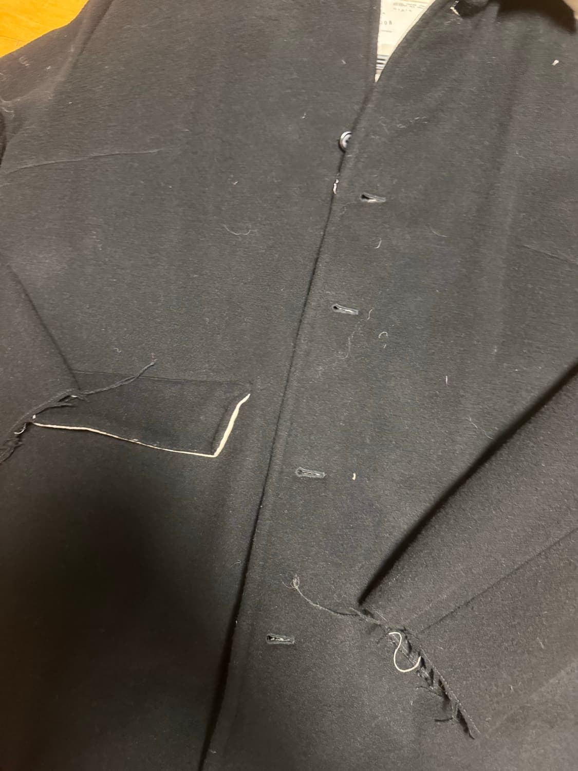 19fw 카미엘 포트젠스 울 롱코트 상품이미지2