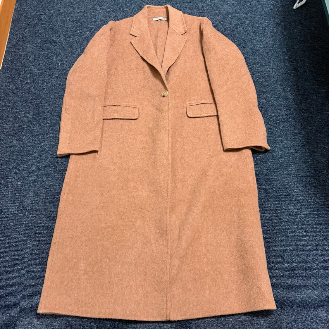 빈스 연핑크 울 롱코트 상품이미지1