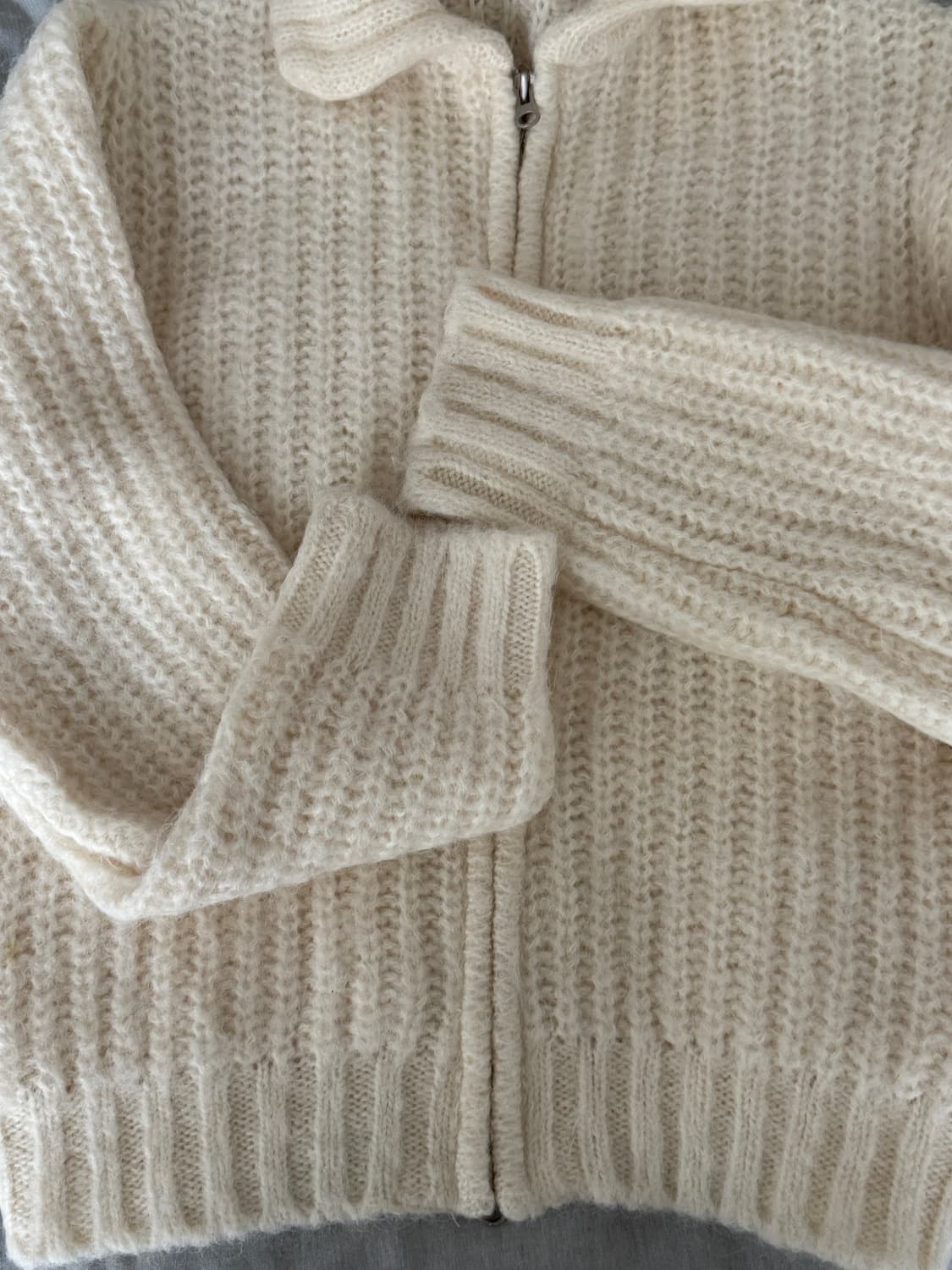 런던플랏 키드모헤어 니트집업 집업가디건 상품이미지4