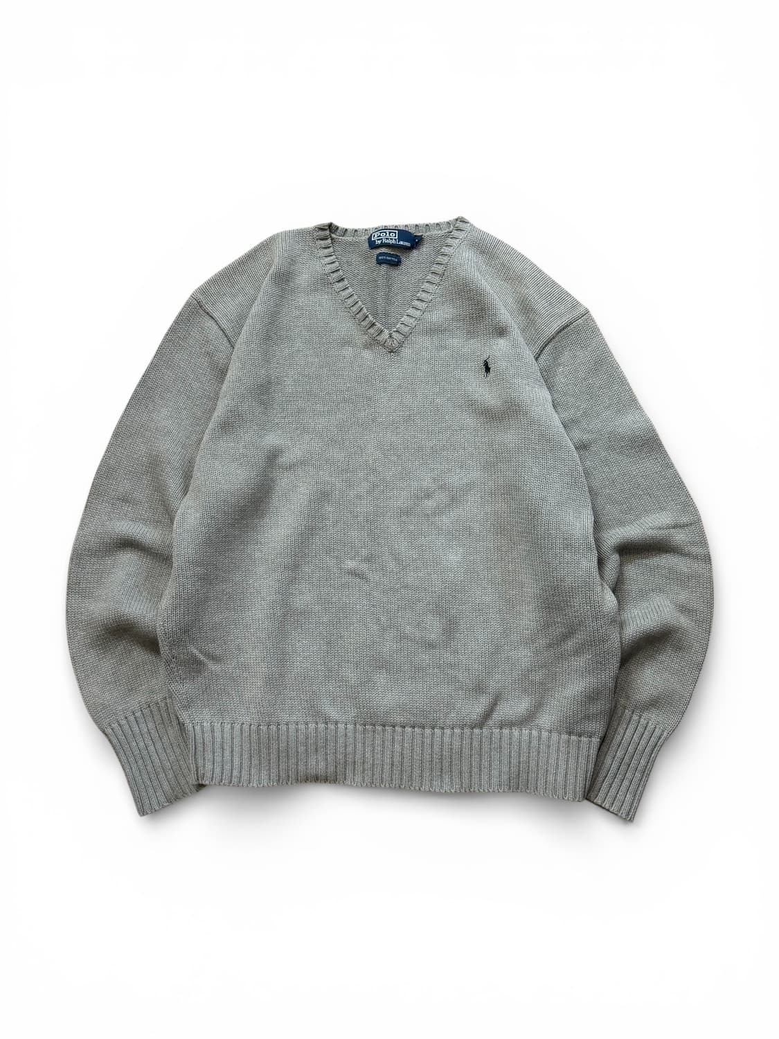 폴로 랄프로렌 코튼 브이넥 니트 상품이미지1
