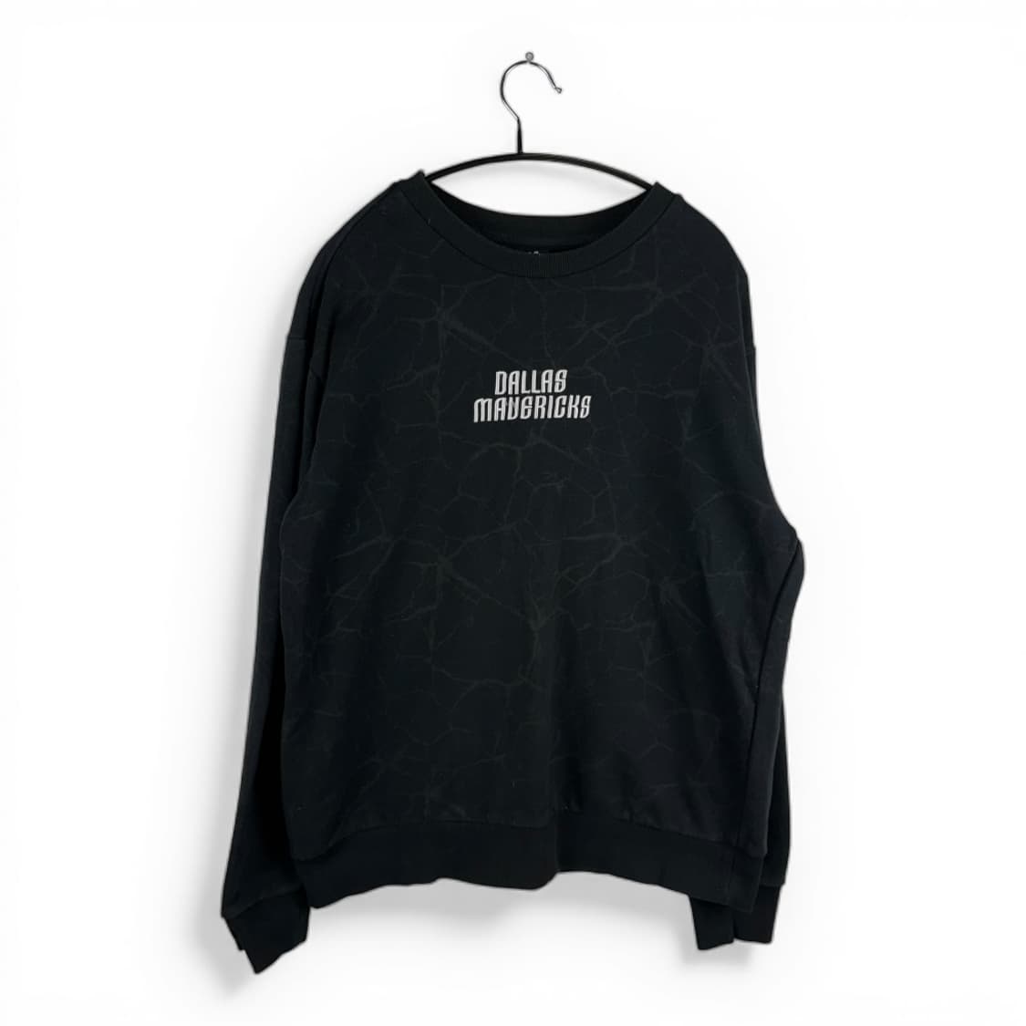 (무료배송)L) NBA 매버릭스 패턴 로고 맨투맨 상품이미지1