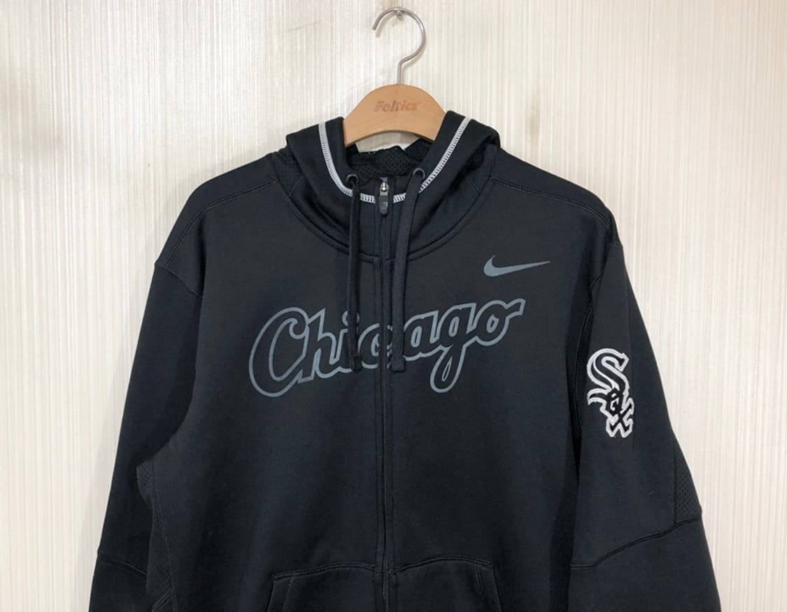 MLB 나이키베이스볼 시카고화이트삭스 후드집업자켓 S(해외) 상품이미지2