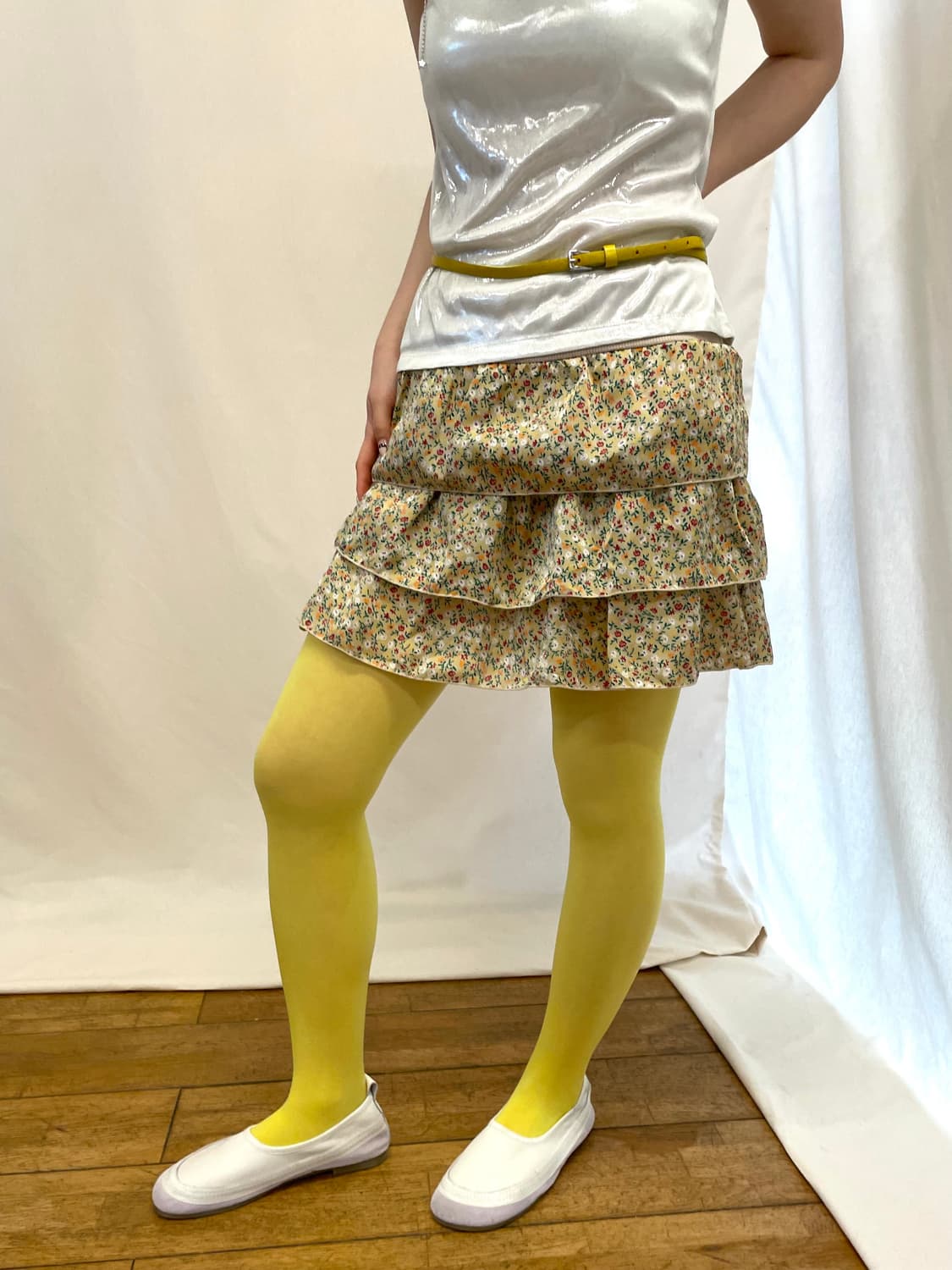 floral frill skirt 상품이미지4