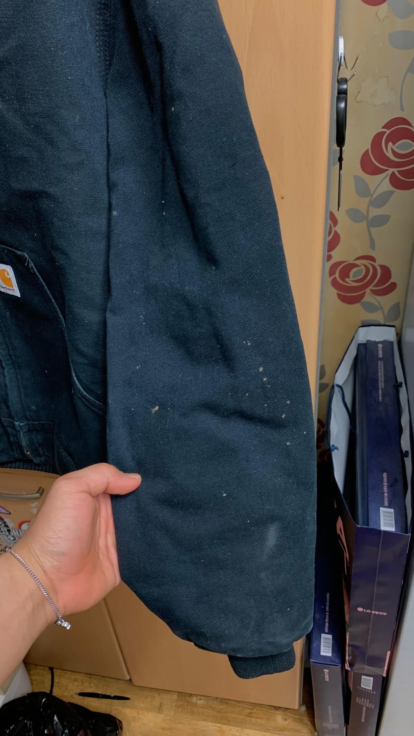 칼하트 블랙 후드 워크 자켓 상품이미지3