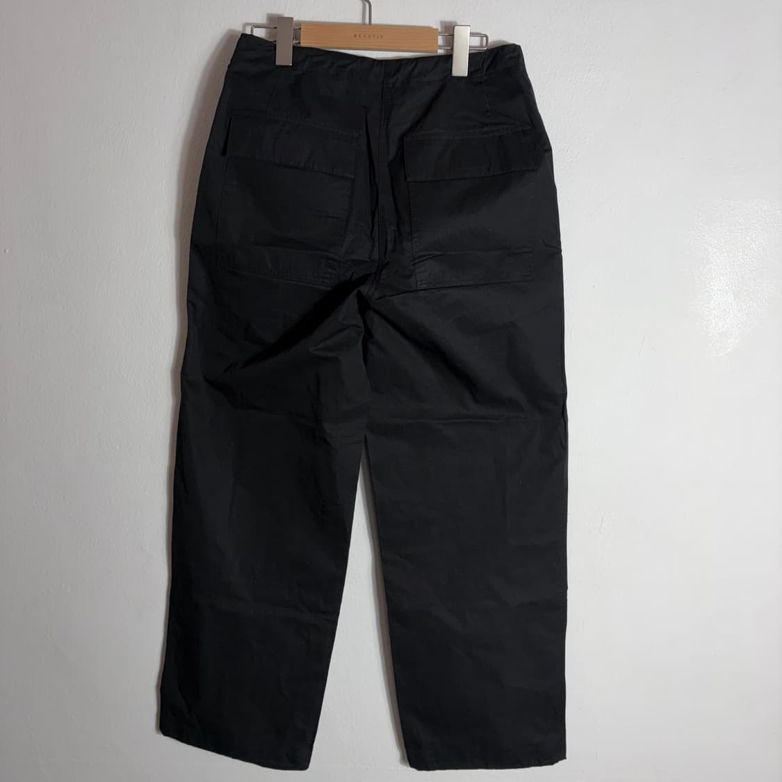 Urbanic30  블랙 스트링 와이드 팬츠(M) 상품이미지2