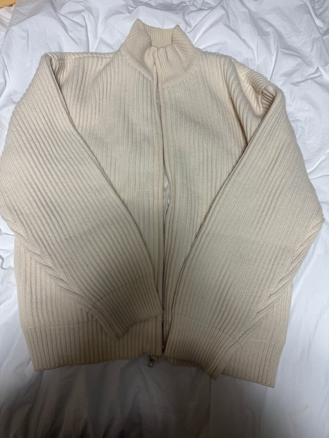 아모멘토 풀니들 집업 블루종 판매합니다  상품이미지2