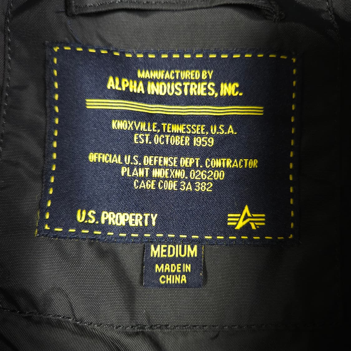 알파인더스트리 항공 자켓 블랙 상품이미지5