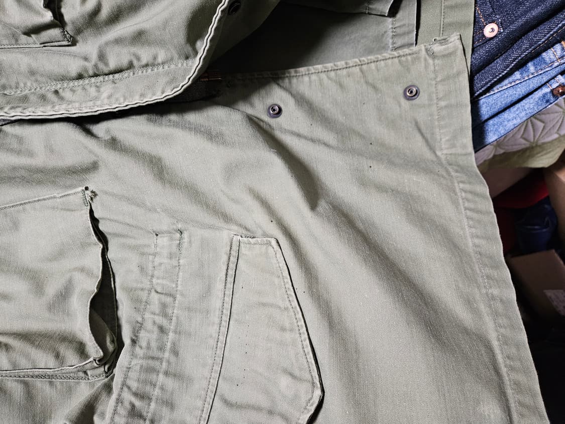 0g m65 3세대 황동지퍼 미군 필드자켓 L/S 상품이미지5