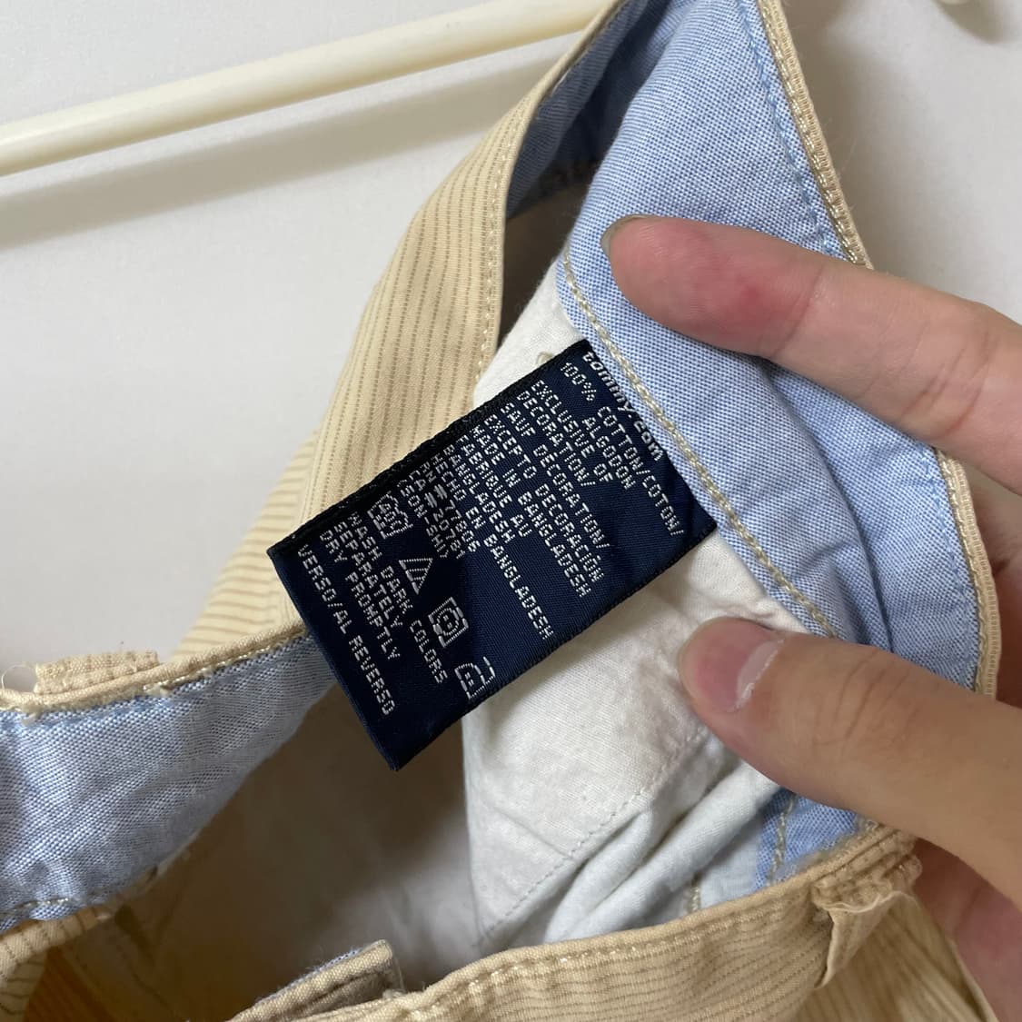 [ 34/32 ] 타미힐피거 남성 와이드 면 치노팬츠  상품이미지4