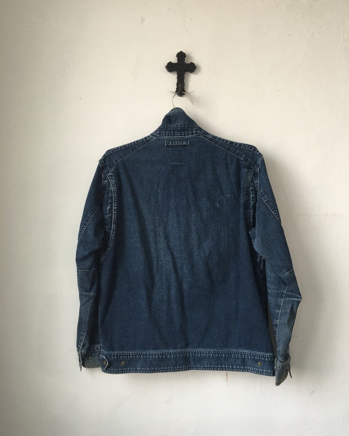 High neck denim jacket 상품이미지3
