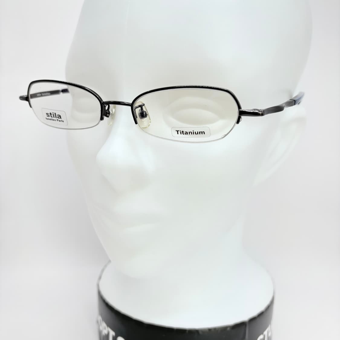 STILA LUNETTES 그레이블루 티타늄 반무테 상품이미지5