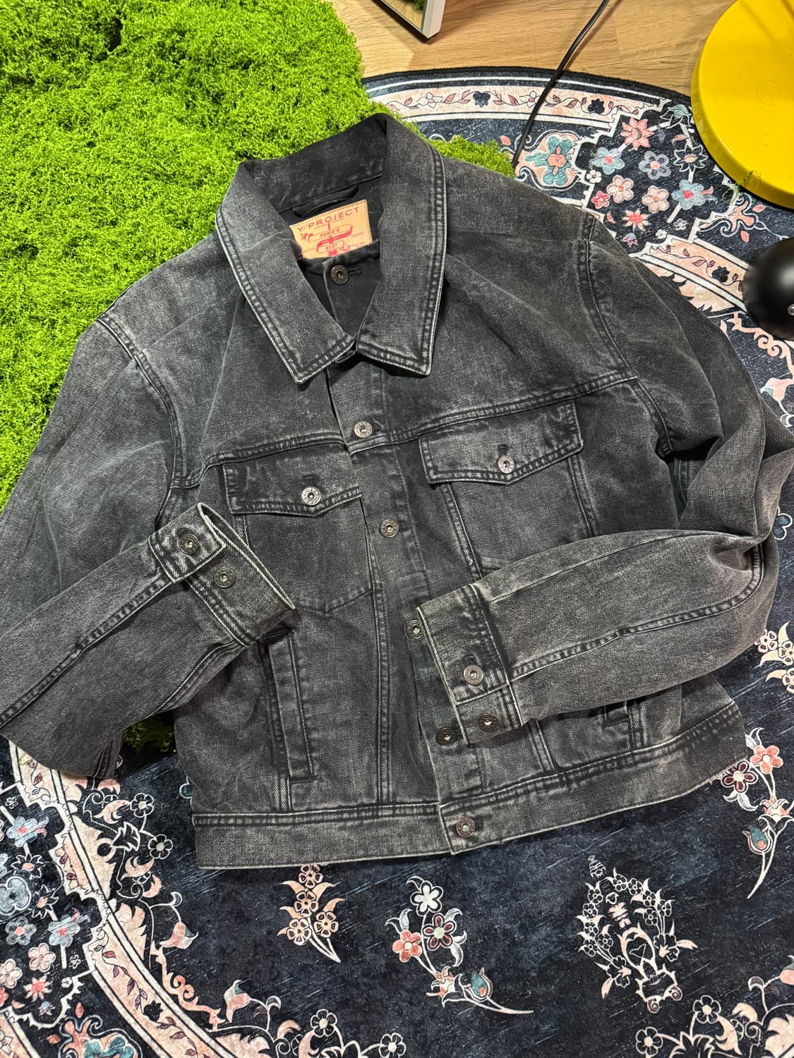 와이프로젝트 더블레이어 데님 자켓 상품이미지1