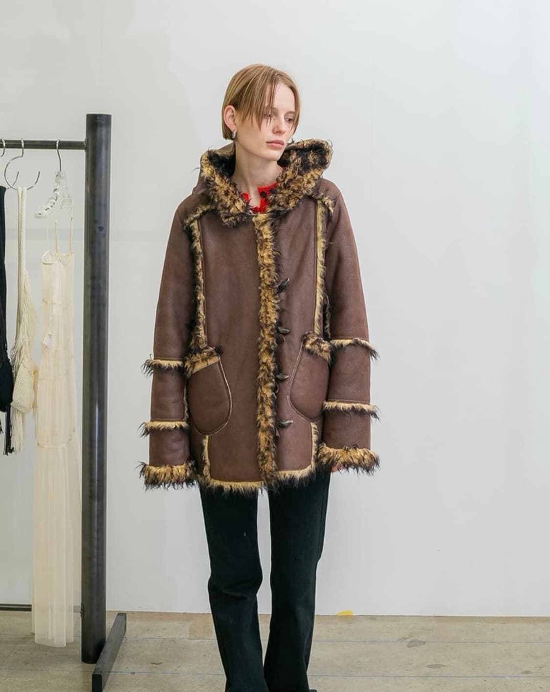 Perverze hoodie Riversible  fur 퍼버즈 퍼 상품이미지7