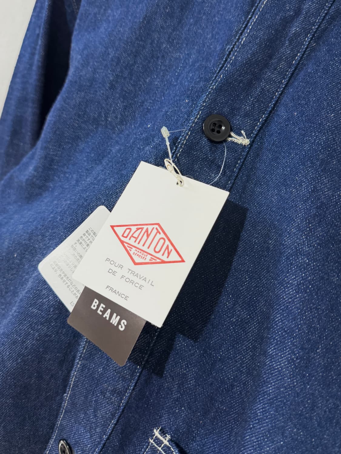 단톤x빔즈 데님 자켓 새상품 상품이미지6