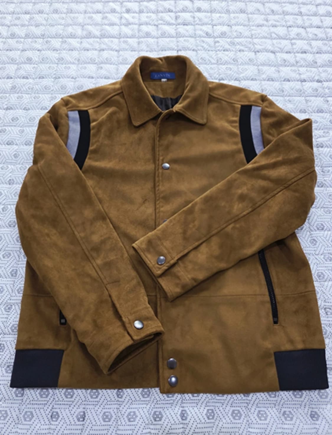 랑방 LANVIN 한섬 남성 스웨이드 자켓100 상품이미지2