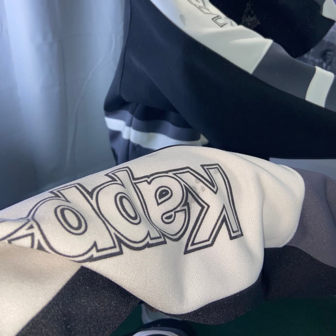 카파 블랙 그레이 백로고 져지 XL 상품이미지4