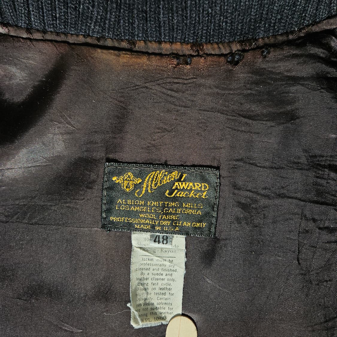 90s albion 바시티 자켓 상품이미지5