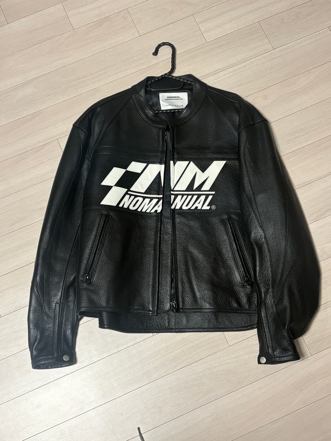노매뉴얼 레이싱 레더자켓 L 상품이미지1