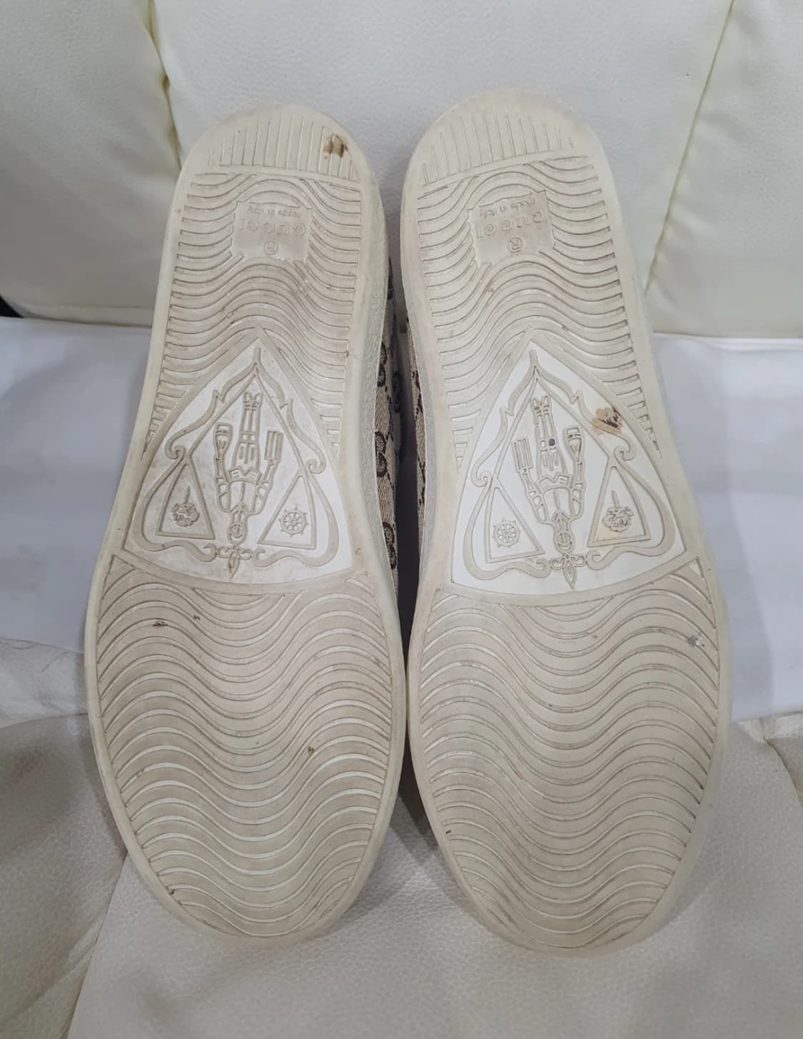 Gucci leather sneakers 구찌 하이탑 스니커즈 상품이미지5