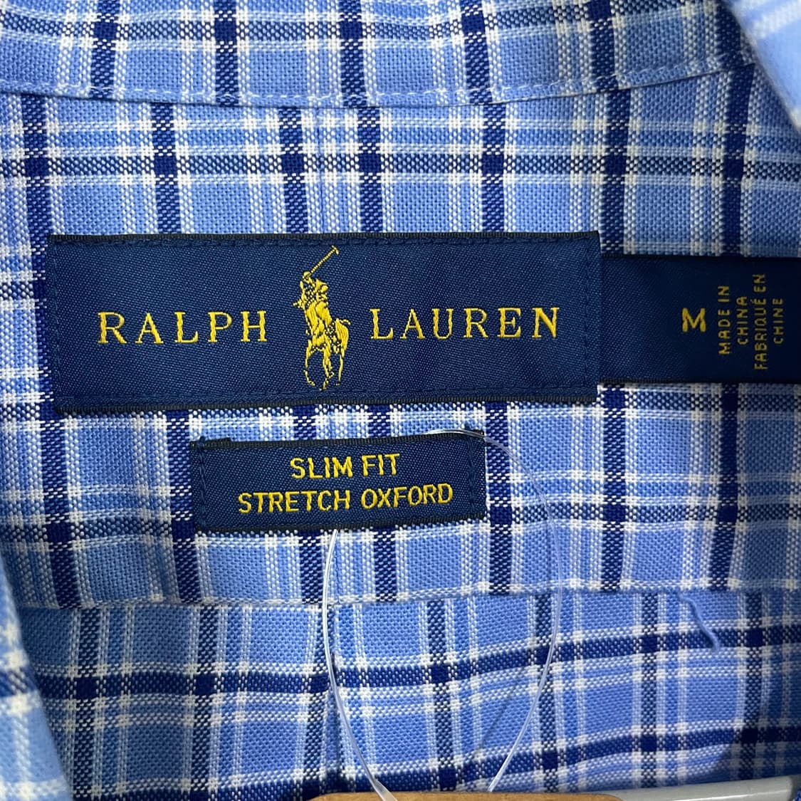 폴로랄프로렌 블루 체크 셔츠 상품이미지3
