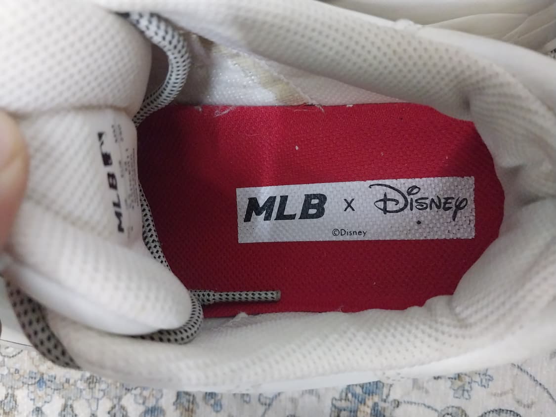 MLB X 디즈니 빅볼청키 화이트 운동화 상품이미지8